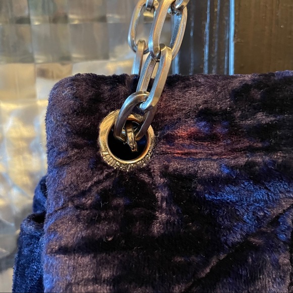 Blue velvet Zadig & Voltair Chain Shoulder bag - Picture 4 of 8